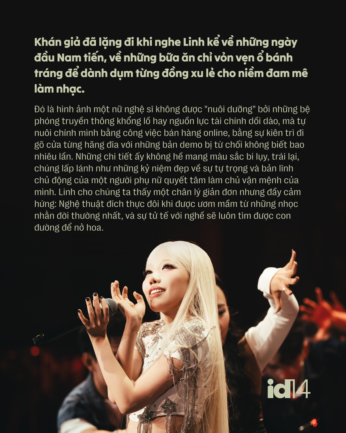 Phùng Khánh Linh: Mười năm cho một khoảnh khắc rực rỡ Giữa Một Vạn Người- Ảnh 4. Phùng Khánh Linh: Mười năm cho một khoảnh khắc rực rỡ Giữa Một Vạn Người- Ảnh 4.