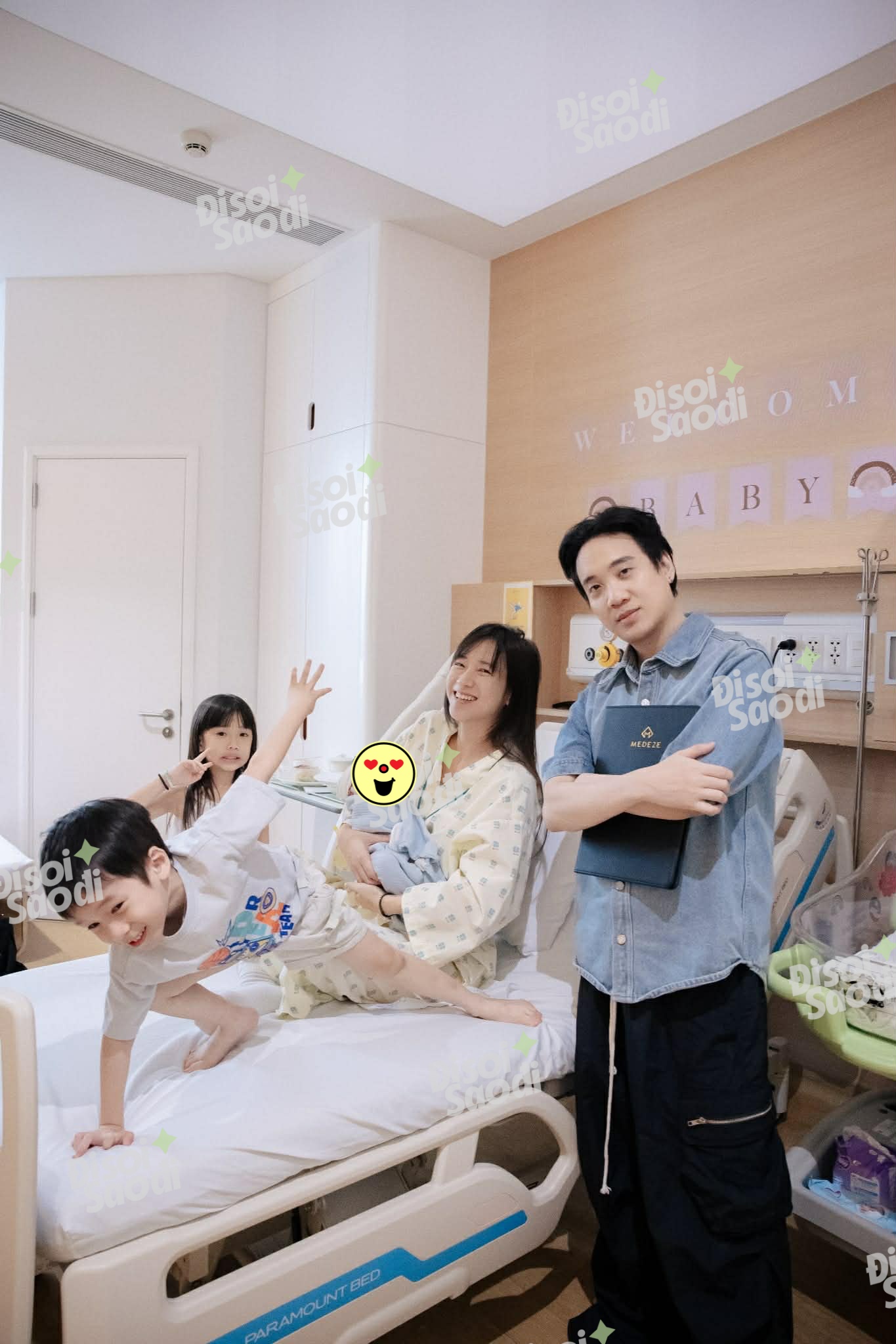 Dù ngoài kia có bão tố gì, thì đây là gia đình JustaTee - Trâm Anh bên cạnh bé thứ 3 vừa sinh!- Ảnh 14.