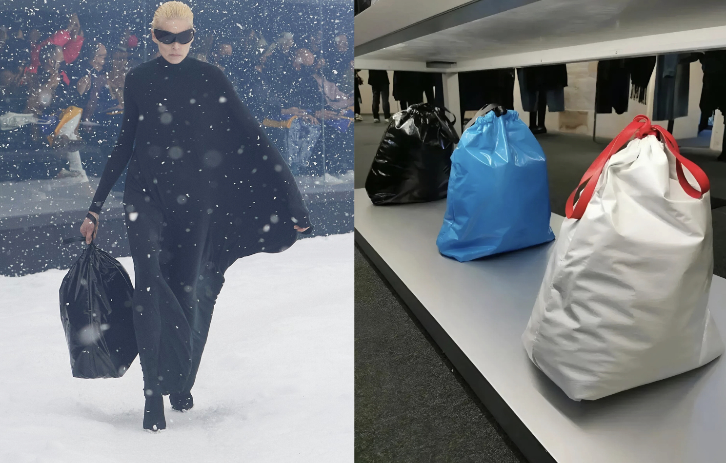 Túi nylon vàng của Trương Tịnh Nghi đang giúp Balenciaga thành 