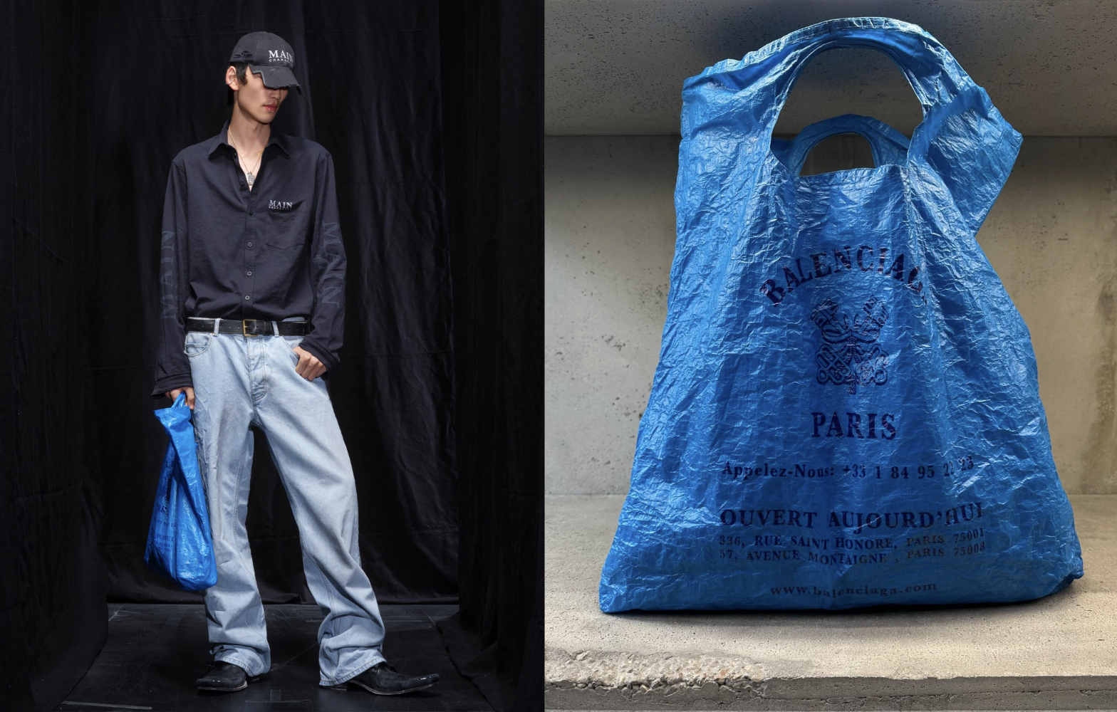 Túi nylon vàng của Trương Tịnh Nghi đang giúp Balenciaga thành 