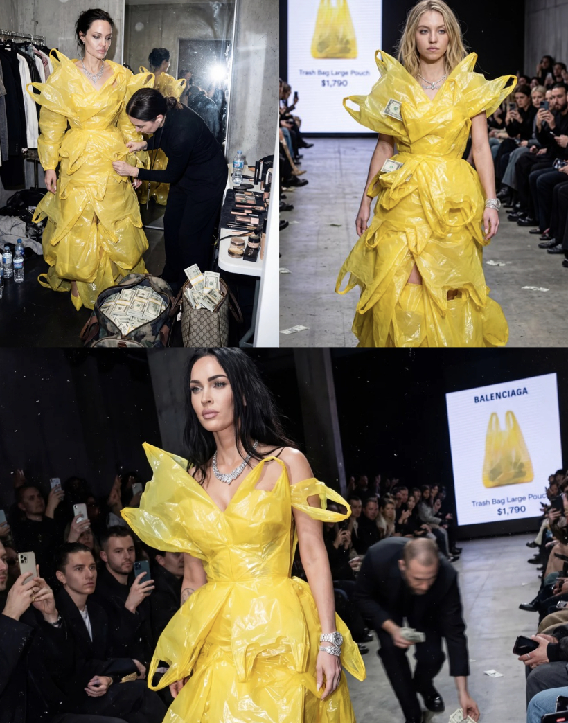 Túi nylon vàng của Trương Tịnh Nghi đang giúp Balenciaga thành 