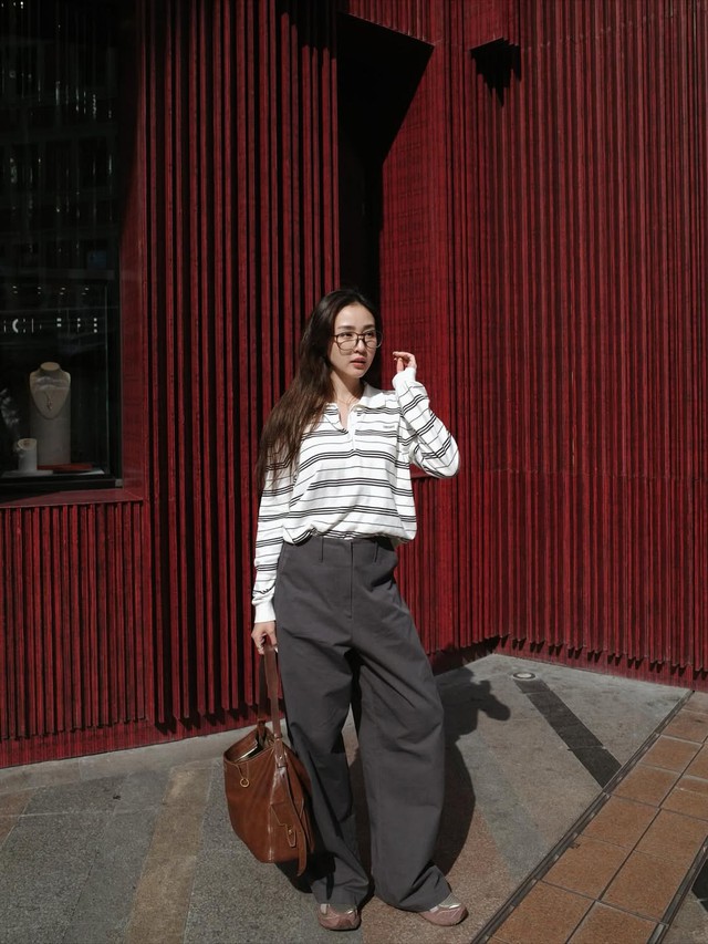 Họa tiết kẻ sọc ngang tạo điểm nhấn cuốn hút cho mọi bản phối- Ảnh 3.