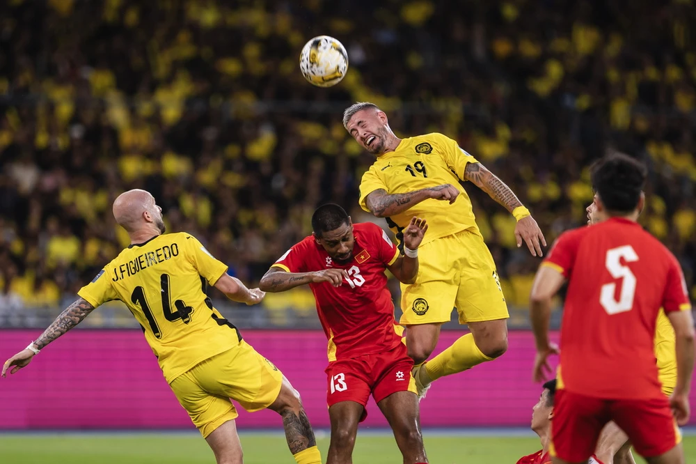 Không còn 7 "sát thủ", lối chơi của Malaysia thiếu sắc bén. Ảnh: TAFC. malaysia-mat-7-ngoai-binh-nhap-tich-van-thang-viet-nam (1).jpg