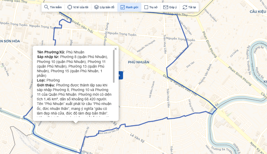 Sinh viên TP.HCM làm bản đồ số tra cứu đơn vị hành chính sau sáp nhập - Ảnh 2.