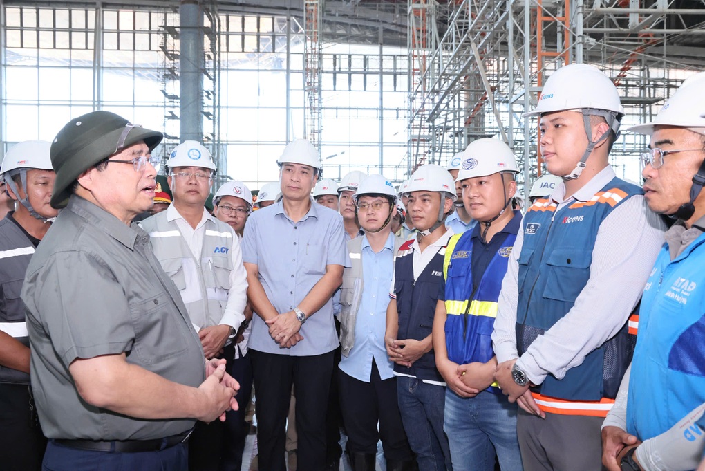 Thủ tướng Phạm Minh Chính kiểm tra tiến độ sân bay Long Thành - 1