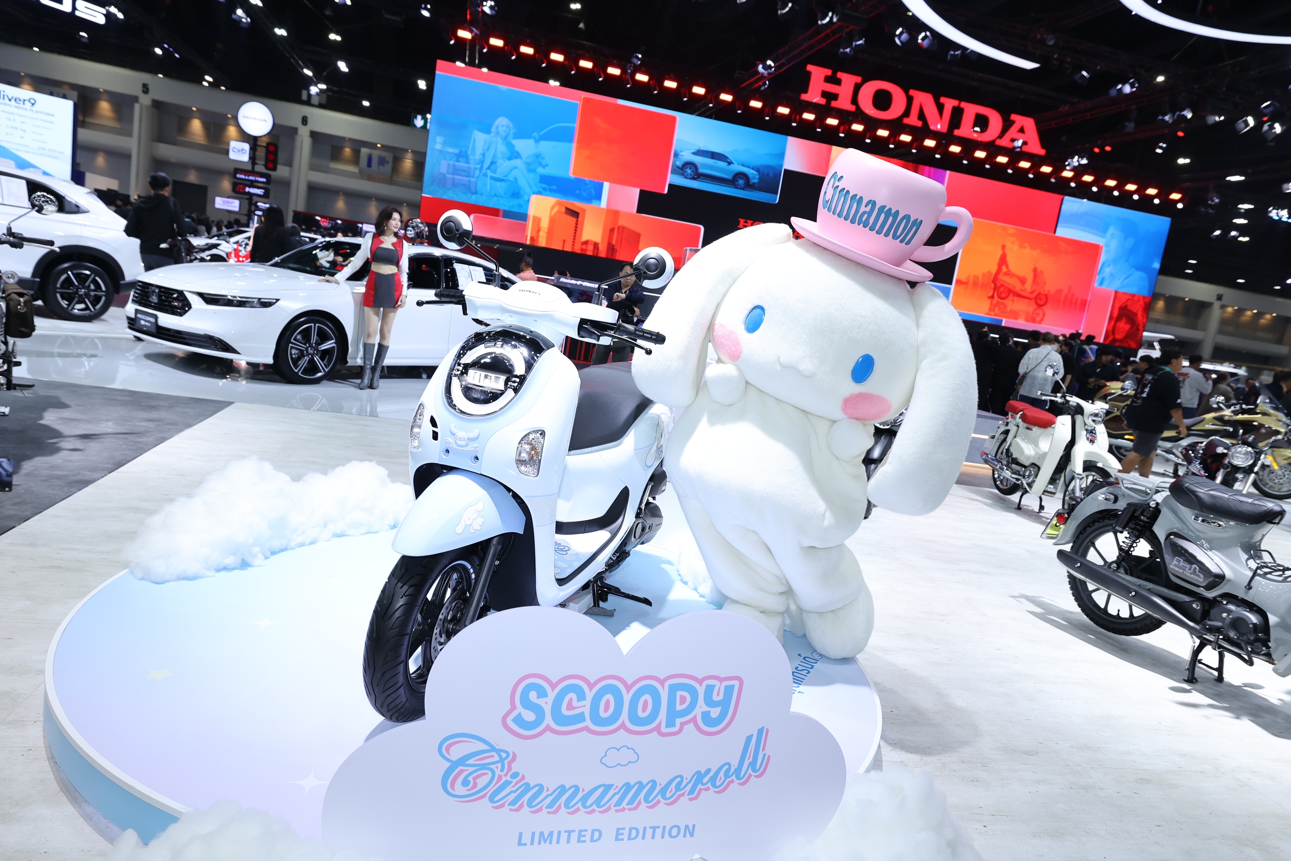 Honda Scoopy Cinnamoroll 'Made in Thailand' sản xuất giới hạn 2.000 xe, chờ ngày về Việt Nam - Ảnh 2.