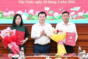 Tây Ninh điều động, bổ nhiệm nhiều cán bộ chủ chốt