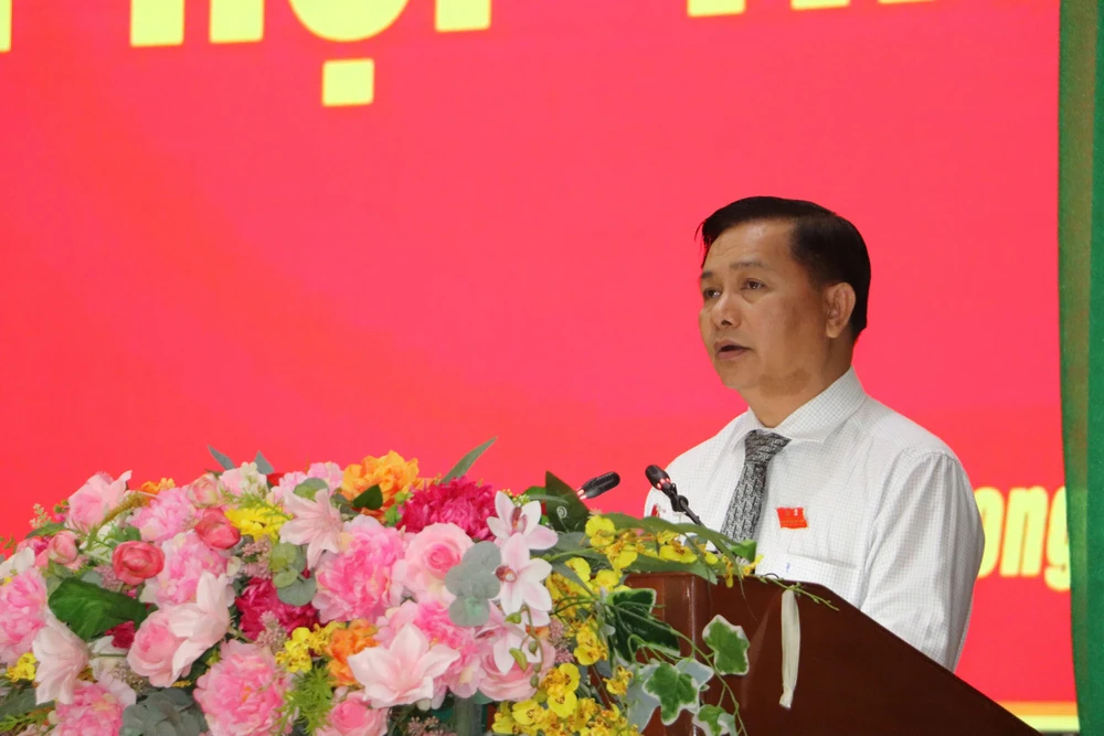 Bí thư Tỉnh uỷ Vĩnh Long Trần Văn Lâu. vĩnh long,ông nguyễn minh dũng,chủ tịch hđnd