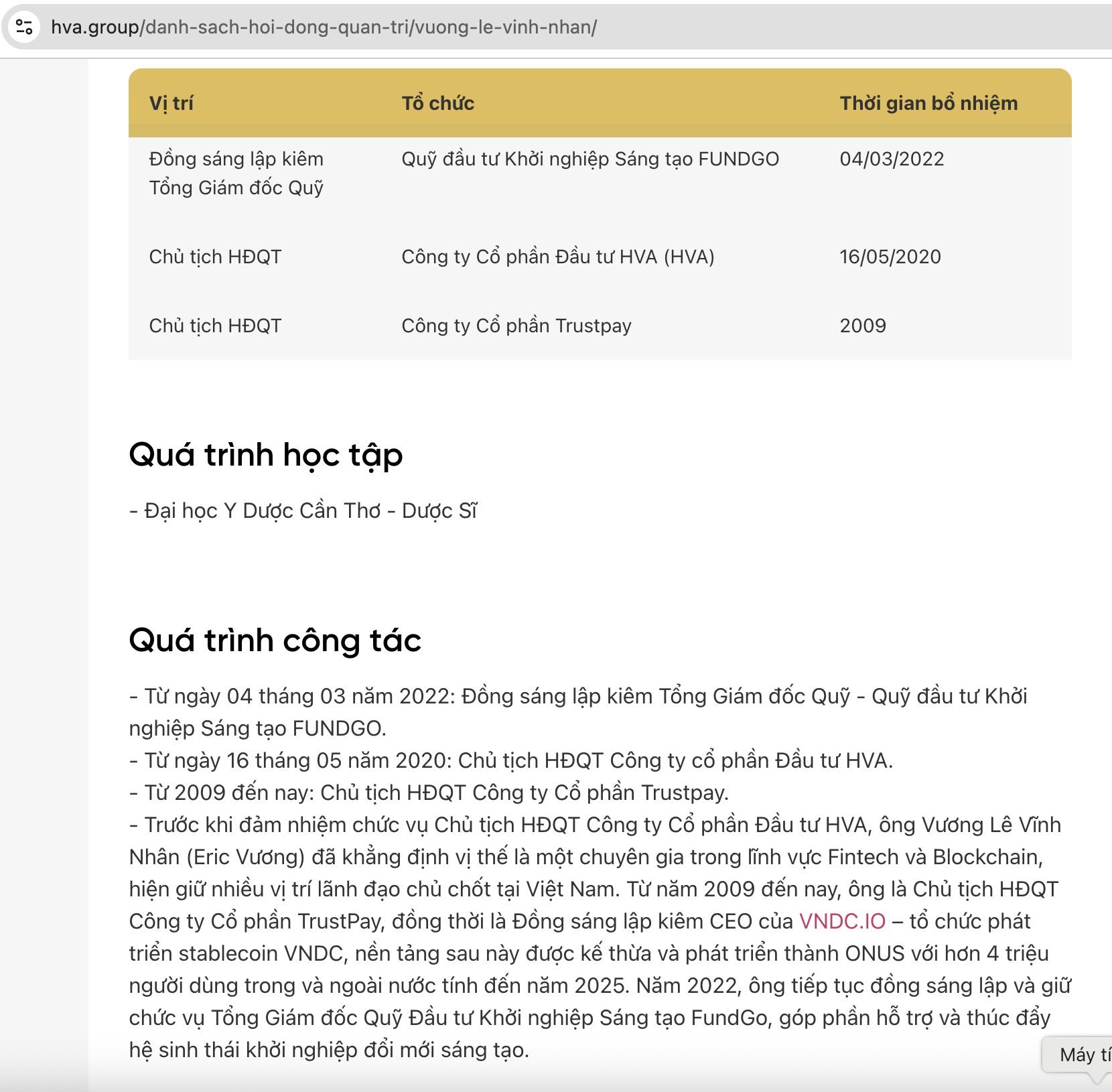 Điều ít ai ngờ về ông Vương Lê Vĩnh Nhân 2 img
