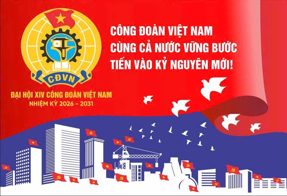 Công bố biểu trưng Đại hội XIV Công đoàn Việt Nam - Ảnh 9.