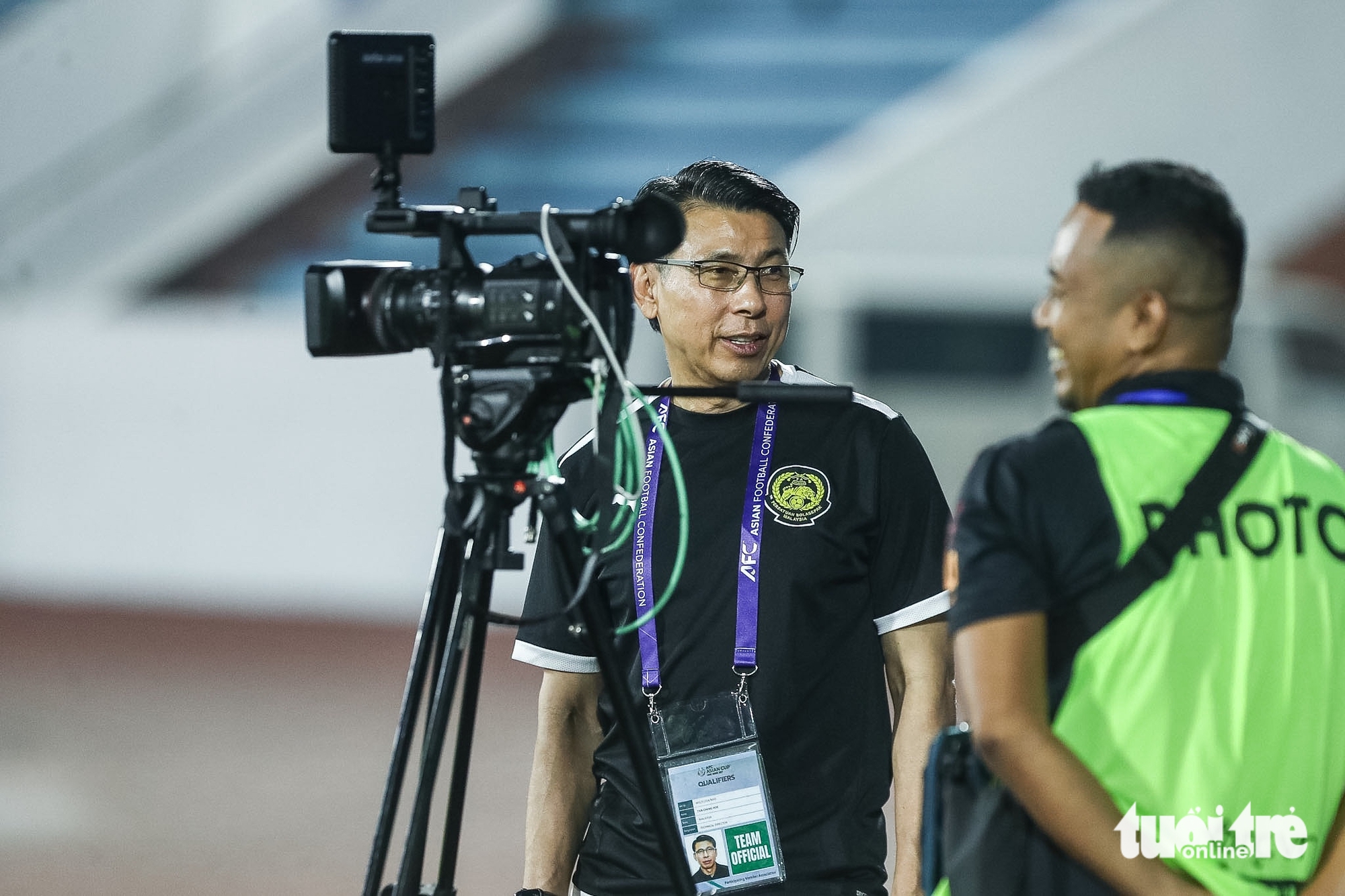 Nhân vật đặc biệt của tuyển Malaysia trong buổi tổng duyệt trên sân Thiên Trường 2 malaysia - Ảnh 2.