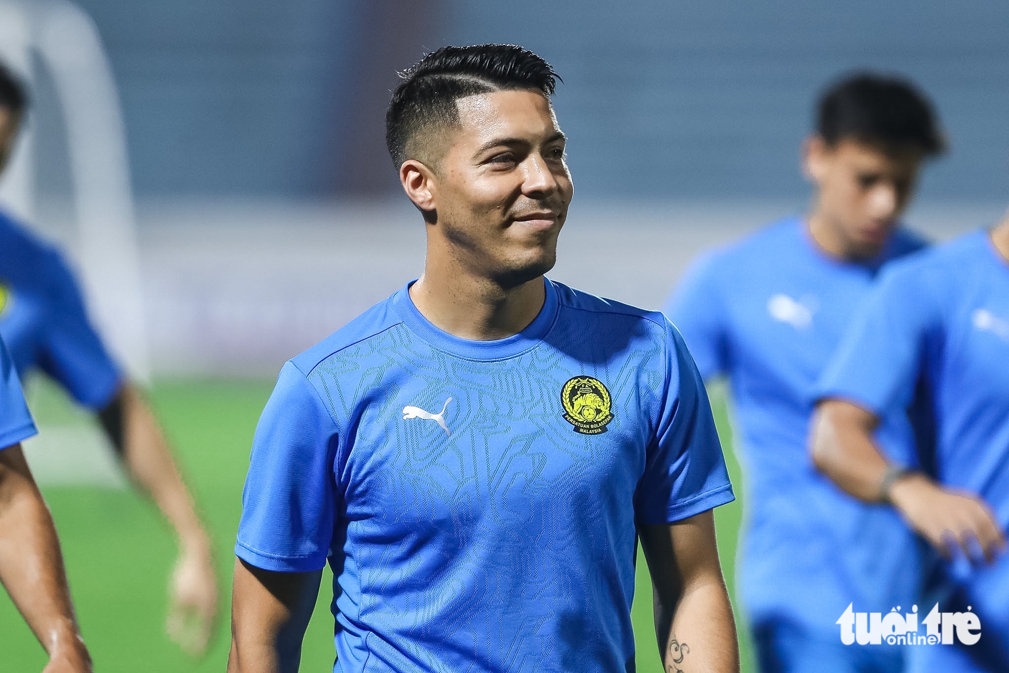 Nhân vật đặc biệt của tuyển Malaysia trong buổi tổng duyệt trên sân Thiên Trường 4 malaysia - Ảnh 4.