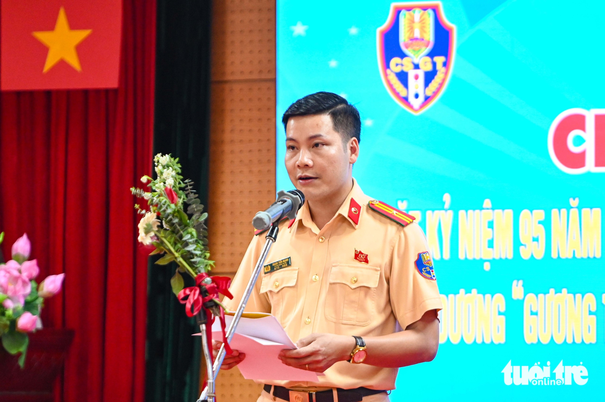 Tuyên dương 63 thanh niên tiêu biểu của lực lượng cảnh sát giao thông 3 thanh niên tiêu biểu - Ảnh 3.