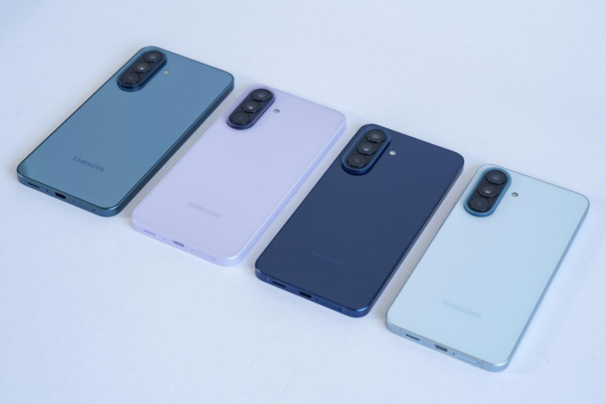 Galaxy A57 5G mang đến nhiều lựa chọn màu sắc cho giới trẻ. Ảnh: Samsung