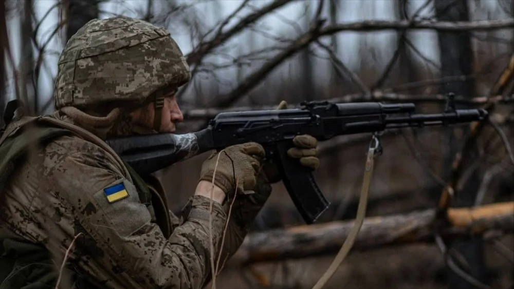 Binh sĩ Ukraine hoạt động trên chiến trường. Ảnh: BỘ TỔNG THAM MƯU QUÂN ĐỘI UKRAINE chiến sự nga-ukraine 111.jpg