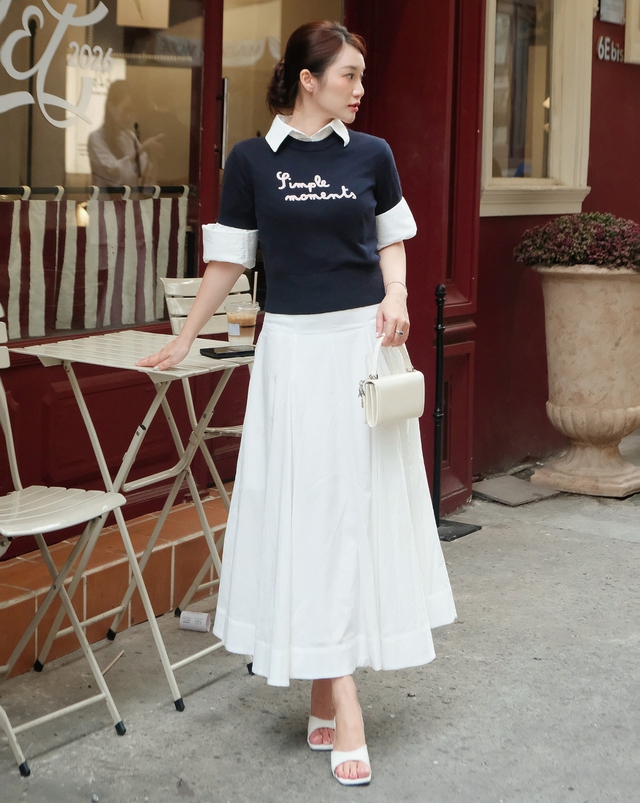 Mặc đẹp cả tuần từ bản phối với chân váy trắng huyền thoại - Ảnh 5.