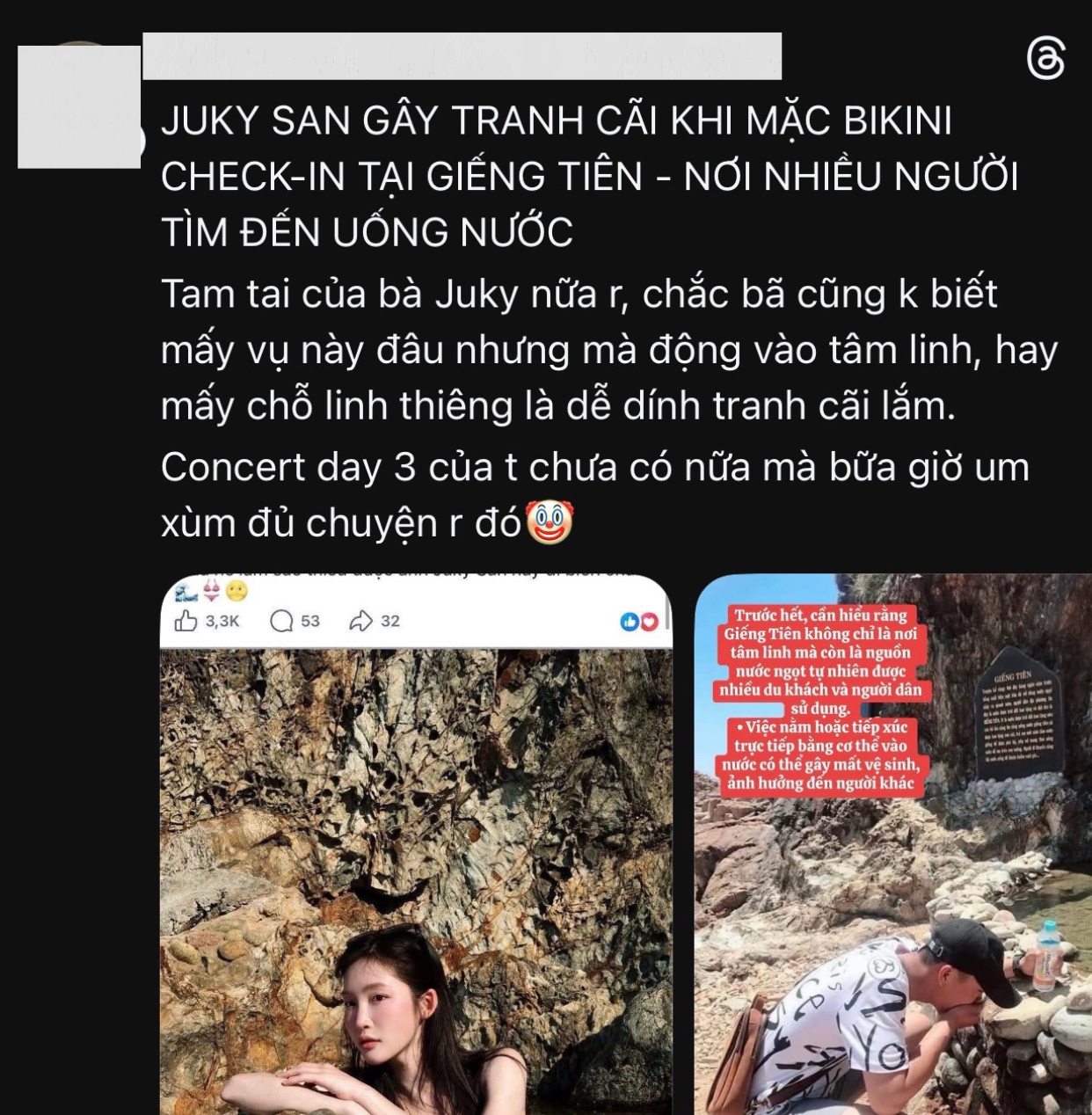 Gây phẫn nộ vì mặc bikini tắm Giếng Tiên, Juky San lên tiếng- Ảnh 5.