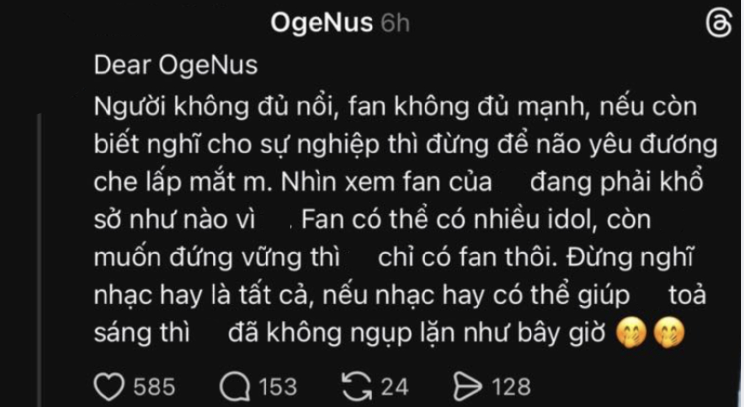 OgeNus phản hồi khi bị chỉ trích chỉ lo yêu đương: “Cảm thấy không hài lòng về tôi thì coi như mình hết duyên”- Ảnh 2.