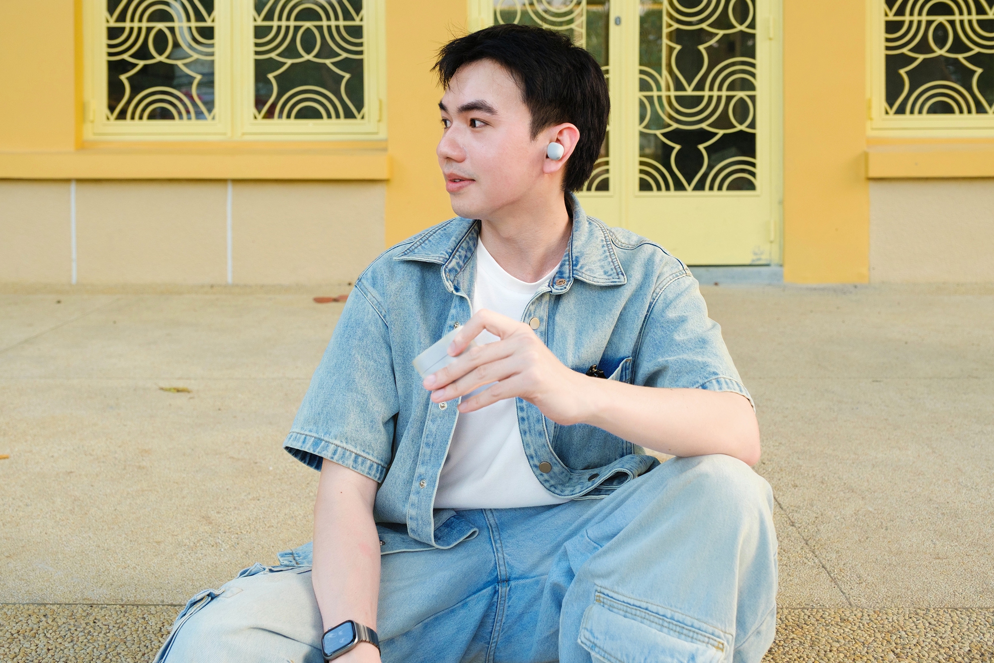 Trải nghiệm tai nghe Sony WF-1000XM6: Thiết kế mới toanh, chất âm nghe “dính” tai- Ảnh 5.