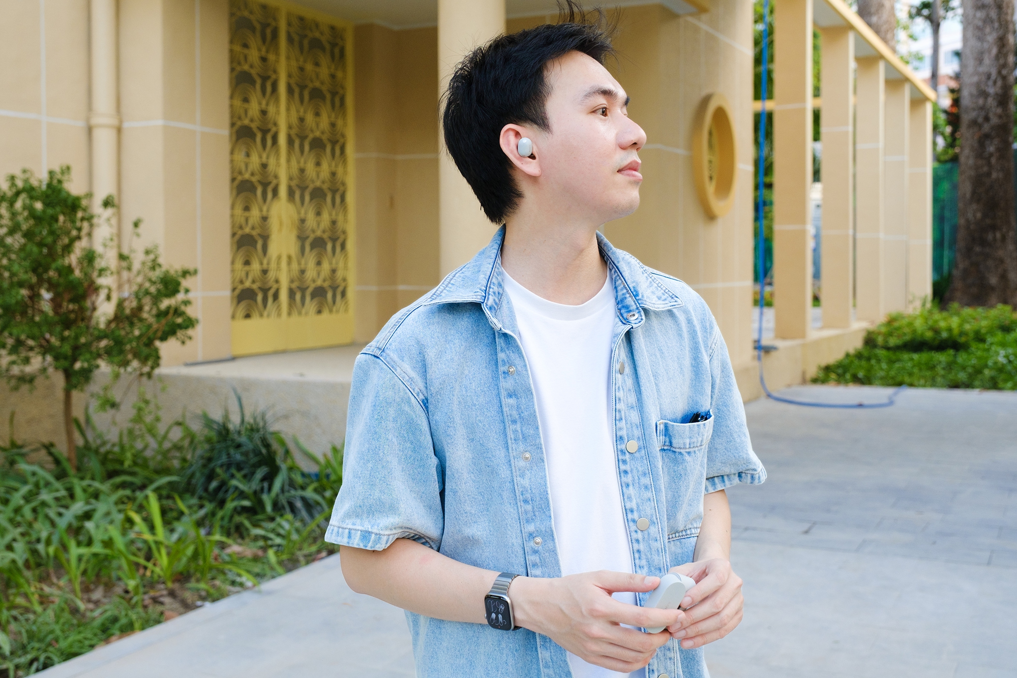 Trải nghiệm tai nghe Sony WF-1000XM6: Thiết kế mới toanh, chất âm nghe “dính” tai- Ảnh 10.