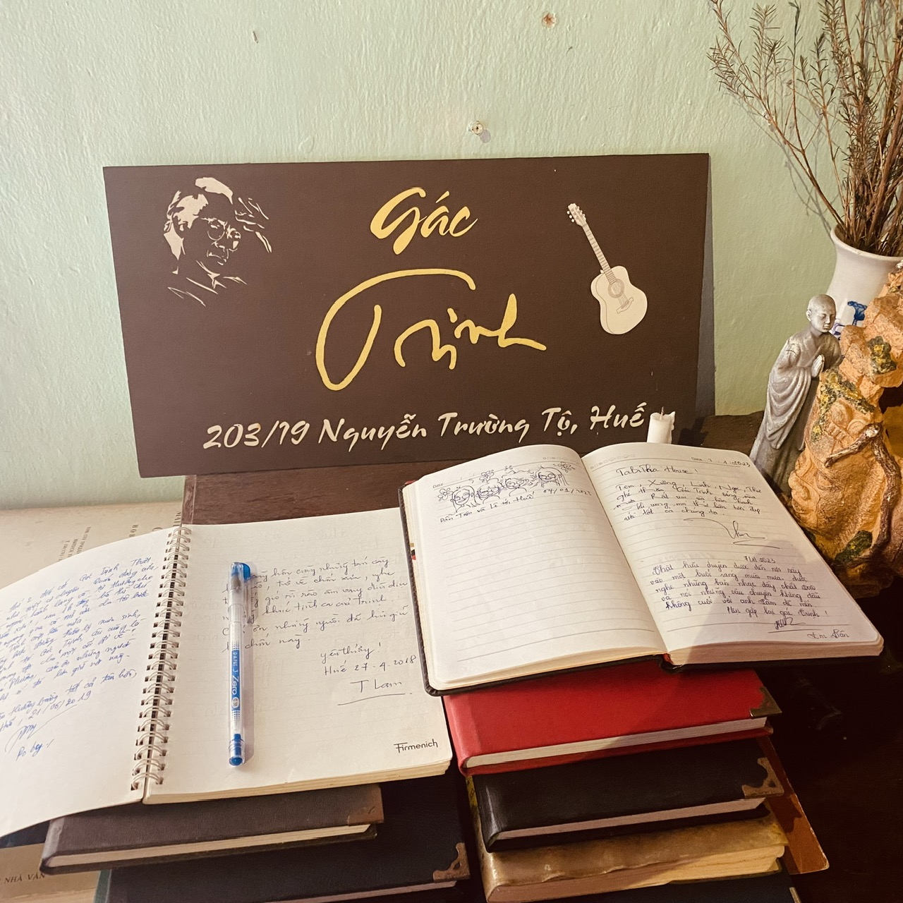 Xúc động những dòng lưu bút nhớ nhạc sĩ Trịnh Công Sơn nơi Gác Trịnh- Ảnh 9.