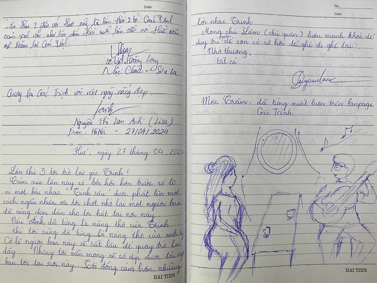 Xúc động những dòng lưu bút nhớ nhạc sĩ Trịnh Công Sơn nơi Gác Trịnh- Ảnh 13.