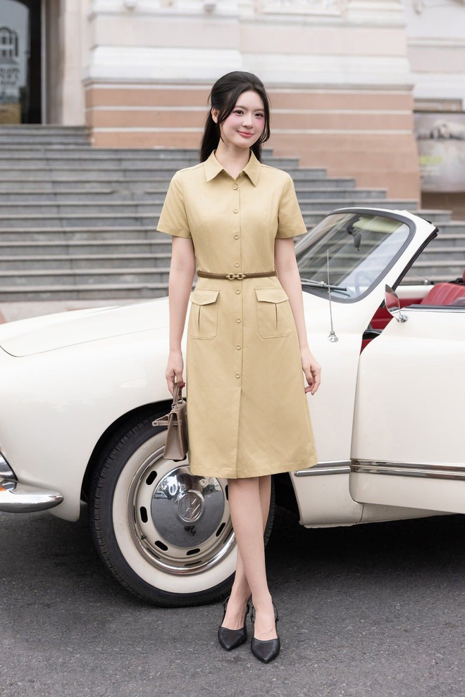 Đơn giản mà đẹp, sang với váy sơ mi họa tiết - Ảnh 9.