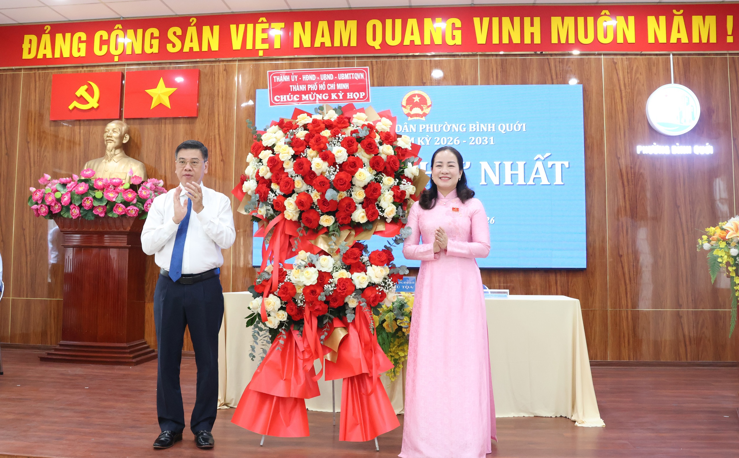 TPHCM: Phường Bình Quới kiện toàn nhân sự chủ chốt, sẵn sàng cho nhiệm kỳ mới - Ảnh 5.