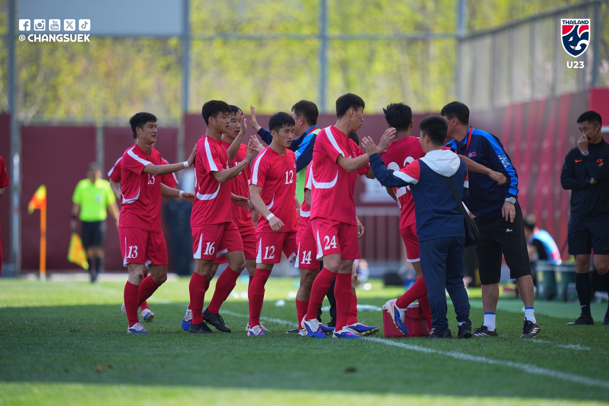 U.23 Thái Lan thua đậm U.23 Triều Tiên, chính thức hết cơ hội vô địch giải giao hữu Trung Quốc- Ảnh 3.