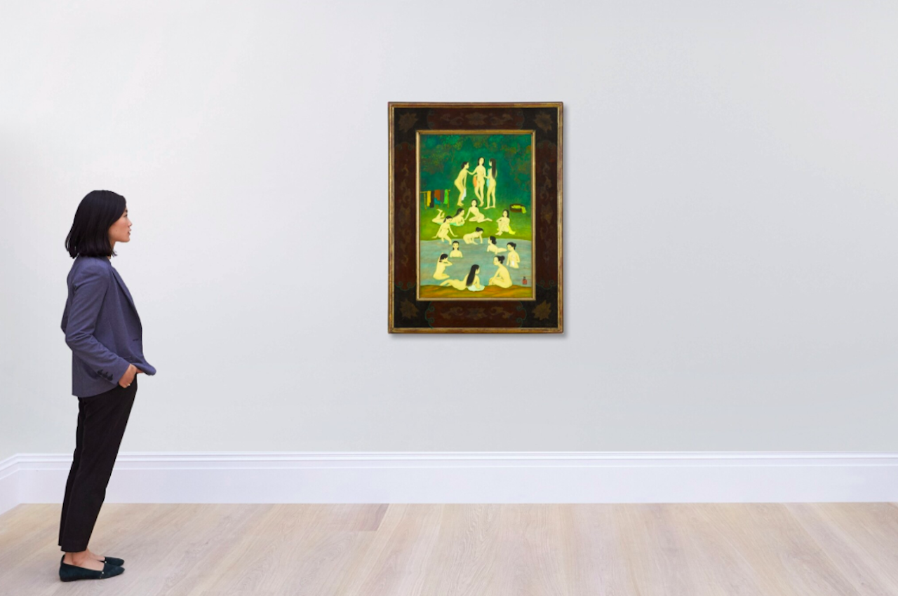 Tranh của danh họa Mai Trung Thứ, Lê Phổ làm 'dậy sóng' sàn đấu giá Hồng Kông - Ảnh 2.