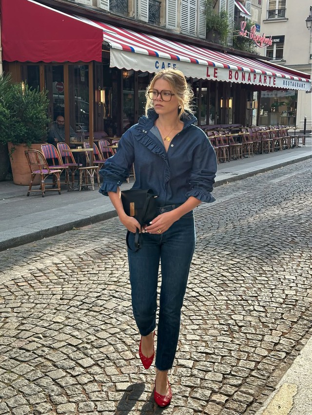 Mặc quần jeans đẹp bất bại với 5 công thức - Ảnh 9.