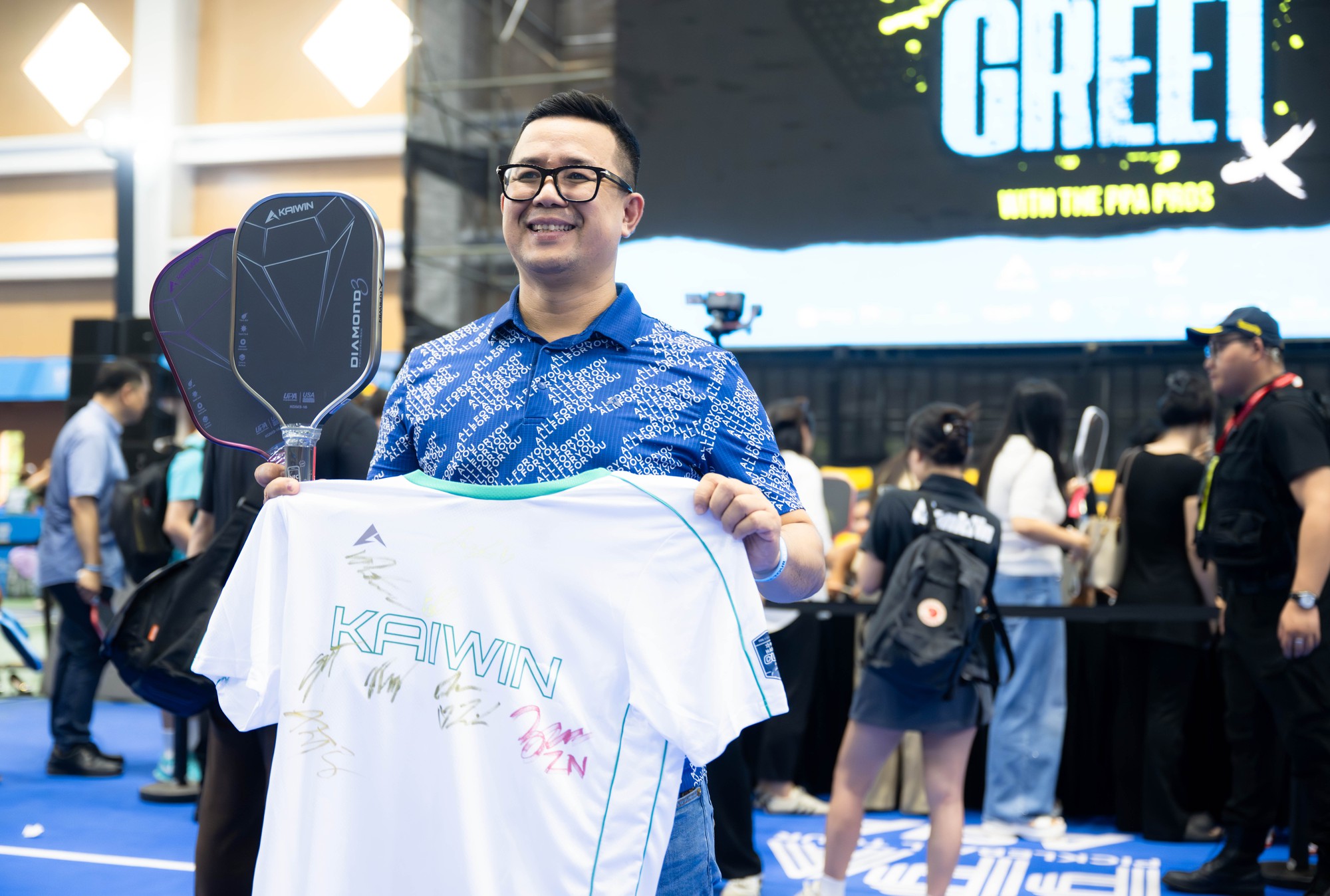 Nữ hoàng pickleball Anna Leigh Waters cùng dàn sao PPA hồ hởi kí tặng người hâm mộ Việt Nam- Ảnh 9. Nữ hoàng pickleball Anna Leigh Waters cùng dàn sao PPA hồ hởi kí tặng người hâm mộ Việt Nam- Ảnh 9.