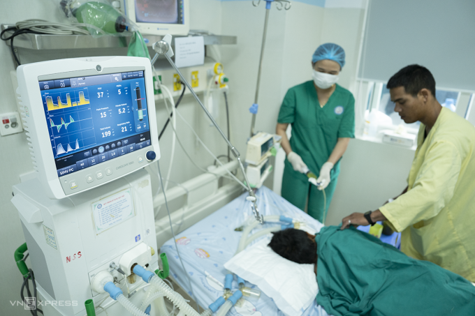 Các chỉ số của bệnh nhi đã được cải thiện. Ảnh: Nguyễn Đông