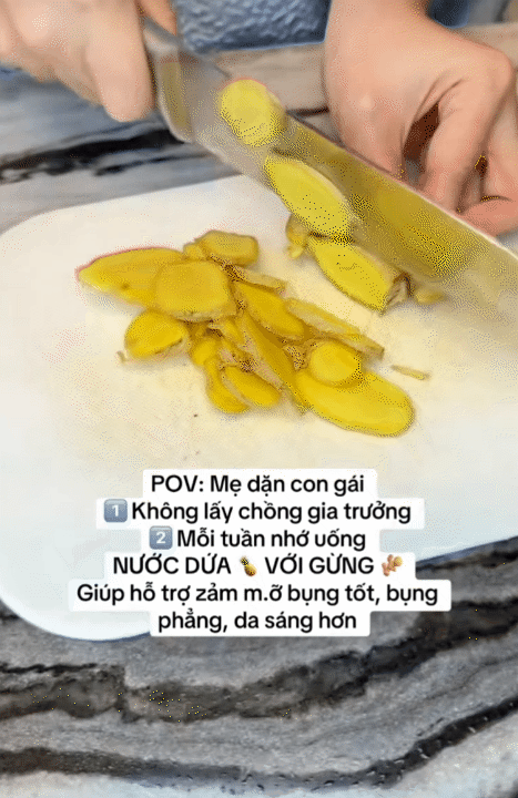 Không cần mỹ phẩm đắt tiền, mẹ U60 chỉ con gái uống loại nước này mỗi tuần: Giảm mỡ bụng, da sáng mịn thấy rõ- Ảnh 3.