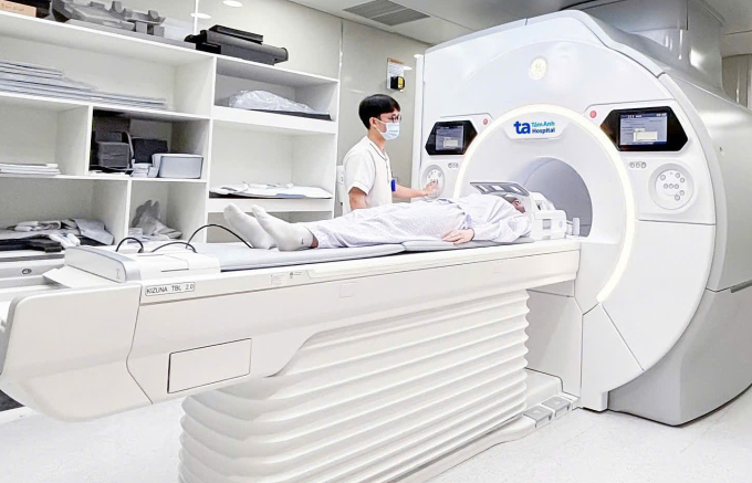 Chụp MRI 3 Tesla có thể phát hiện sớm các dấu hiệu đột quỵ dù chưa có triệu chứng. Ảnh: Bệnh viện Đa khoa Tâm Anh