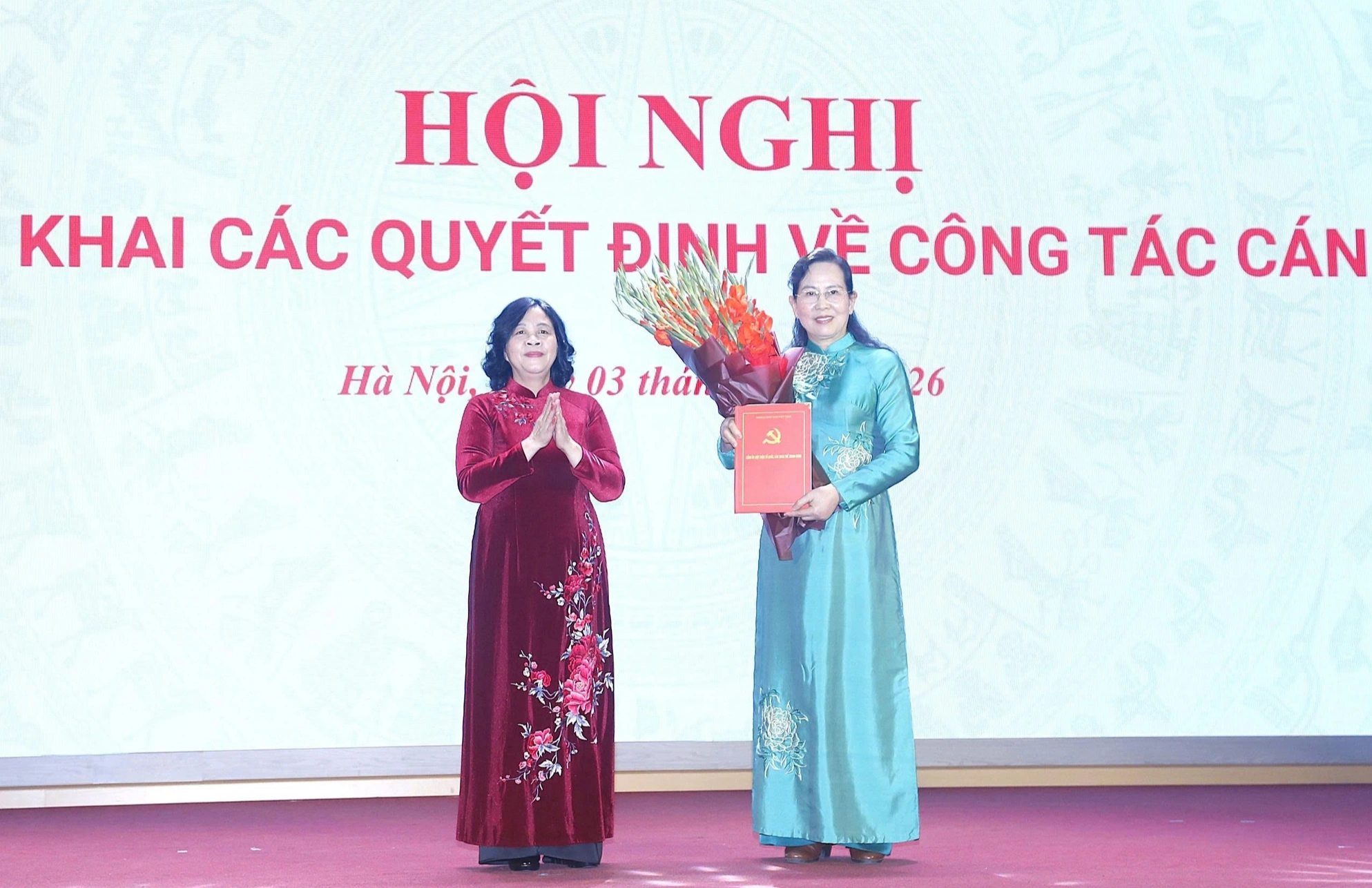 Bà Lê Thị Thủy giữ chức Bí thư Đảng ủy T.Ư Hội LHPN Việt Nam 1 Bà Lê Thị Thủy giữ chức Bí thư Đảng ủy T.Ư Hội LHPN Việt Nam - Ảnh 1.