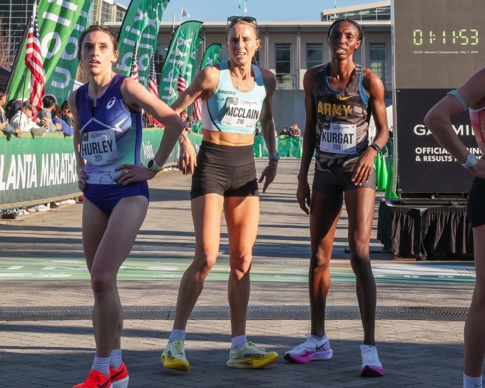 Jess McClain, Emma Grace Hurley và Ednah Kurgat đều bị ảnh hưởng bởi sự cố. Ảnh: Instagram / jesstonn