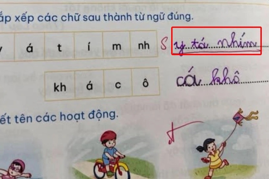 Bài tập khiến dân mạng tranh cãi nảy lửa: Trẻ sai hay người lớn máy móc? - 1