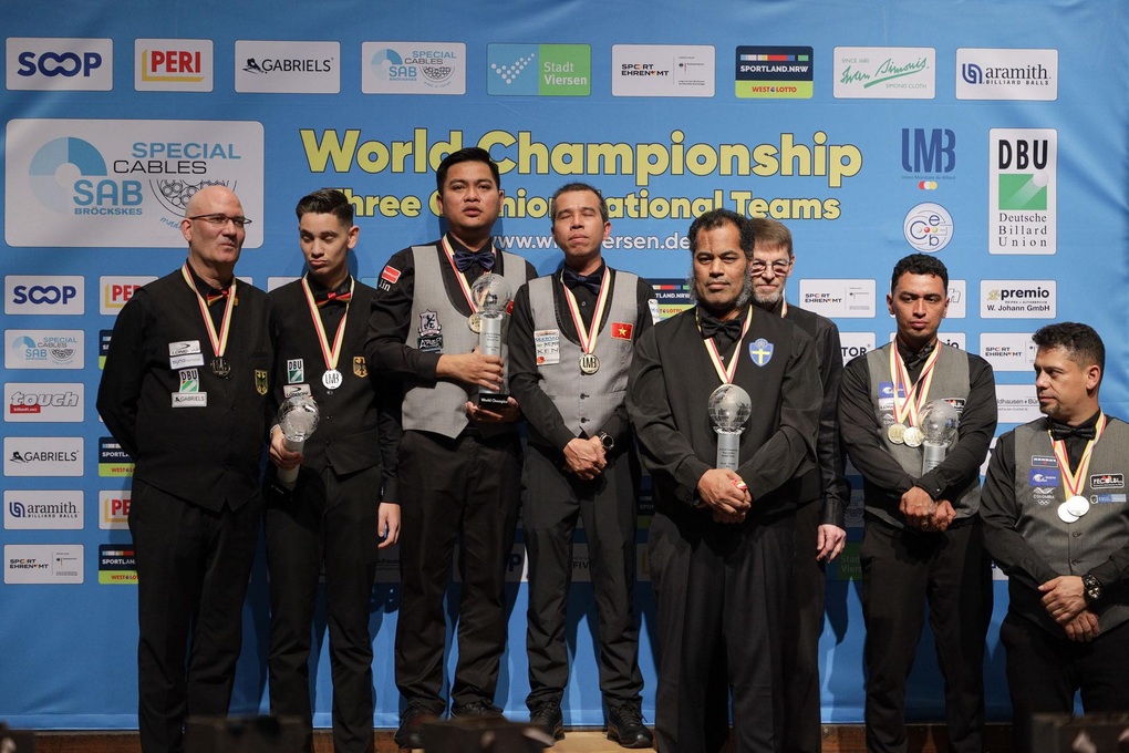 Báo chí thế giới thán phục chức vô địch của đội tuyển billiards Việt Nam - 1