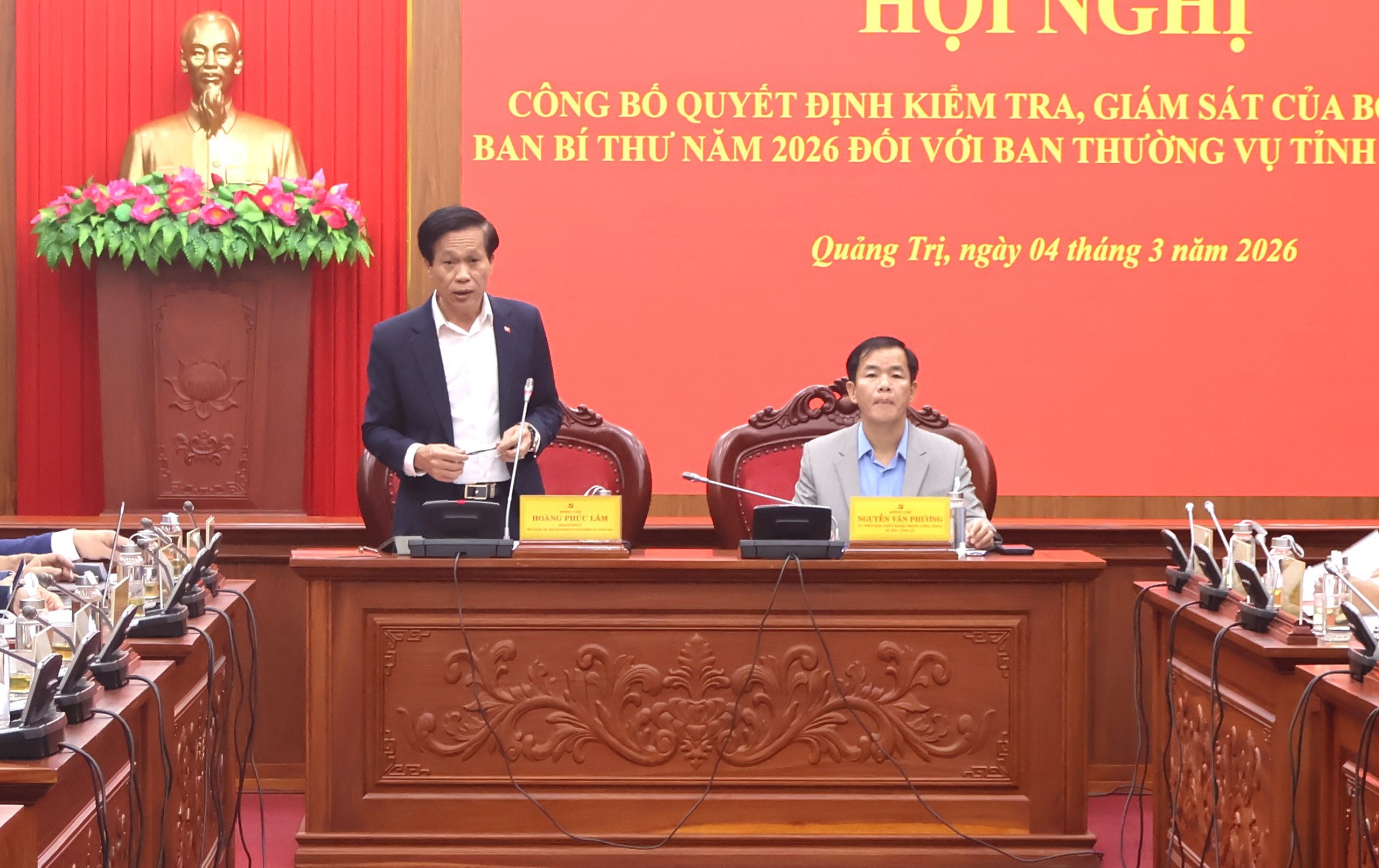 Bộ Chính trị, Ban Bí thư công bố kiểm tra Ban Thường vụ Tỉnh ủy Quảng Trị - Ảnh 2.