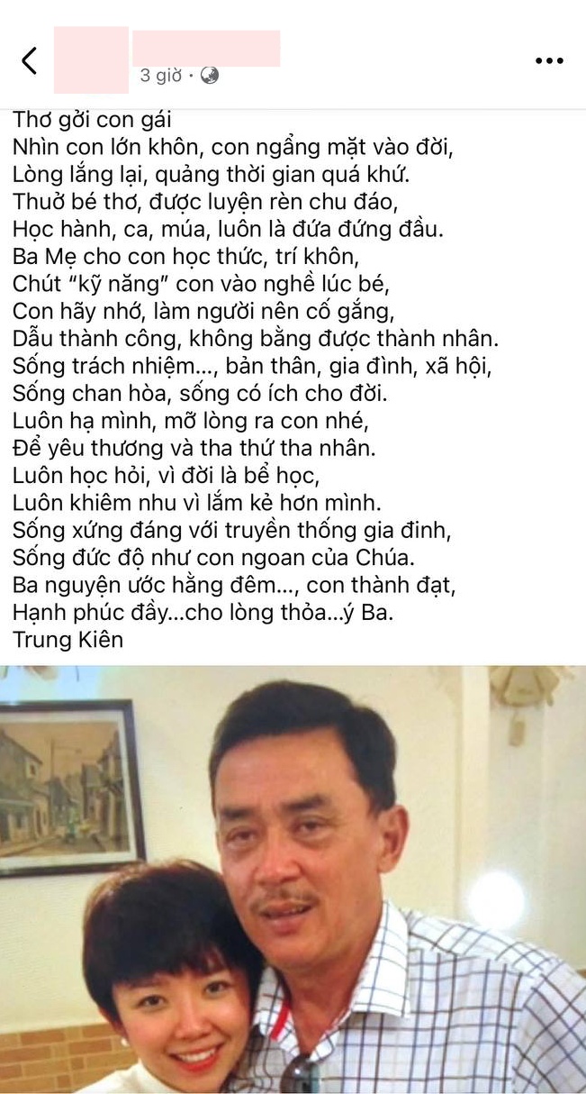 Bố của Tóc Tiên có chia sẻ đầu tiên sau khi con gái ly hôn Touliver- Ảnh 1.