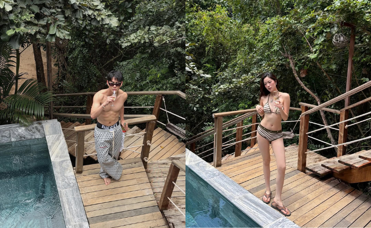 Bóc ảnh hẹn hò sao nam Vbiz và gái xinh 2k1 ở resort Nha Trang- Ảnh 1.