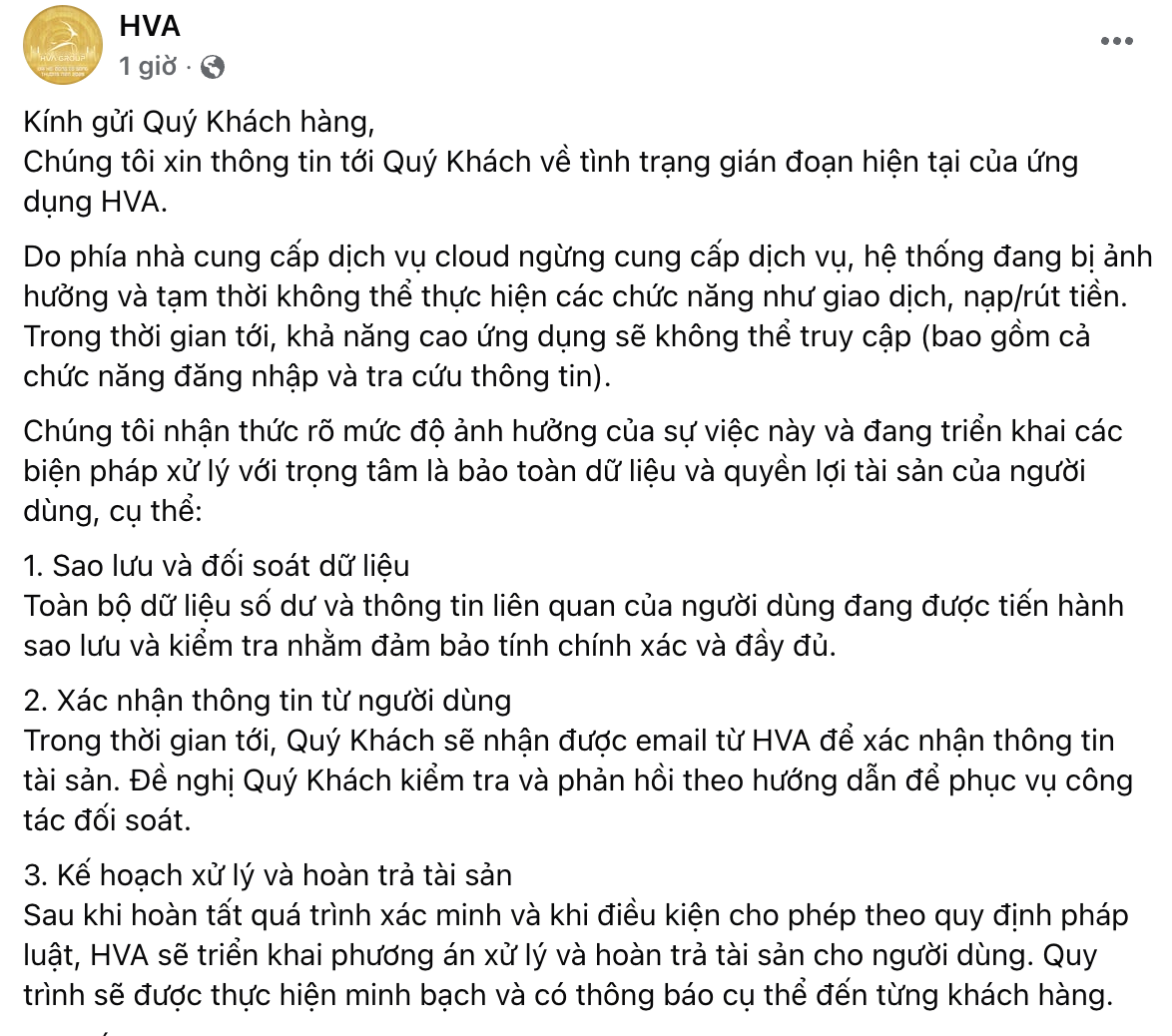 CEO doanh nghiệp đứng sau ONUS lên tiếng khi hệ thống “đóng băng” 1 CEO doanh nghiệp đứng sau ONUS nói gì khi hệ thống “đóng băng”? - Ảnh 1.