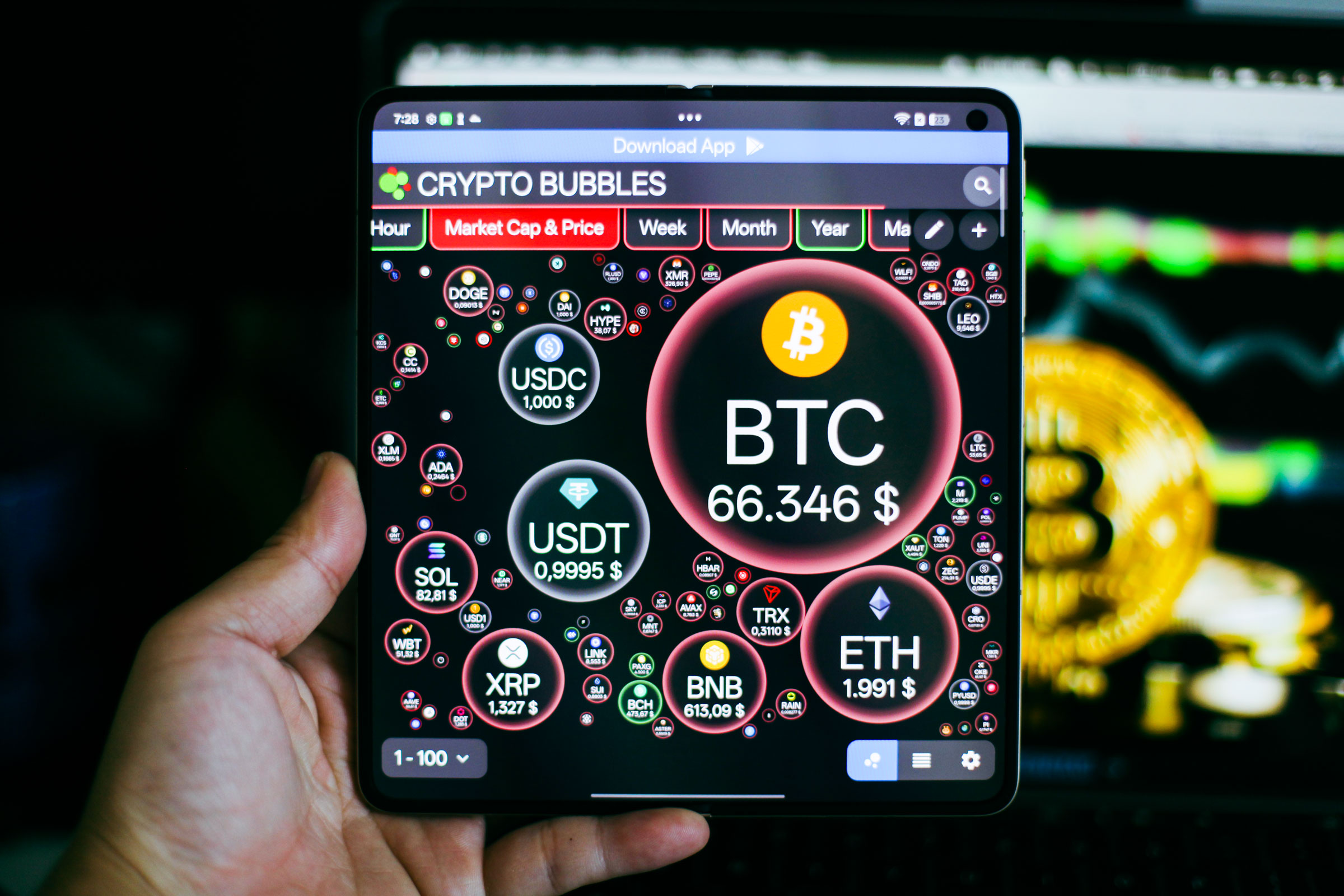 Giá Bitcoin hôm nay 28.3.2026: Cả thị trường chìm trong sắc đỏ  - Ảnh 1.