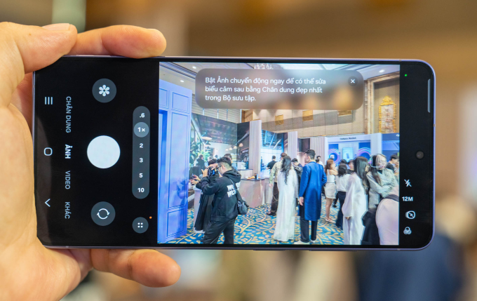 Giao diện chụp ảnh của Samsung Galaxy S26 Ultra. Ảnh: Huy Đức