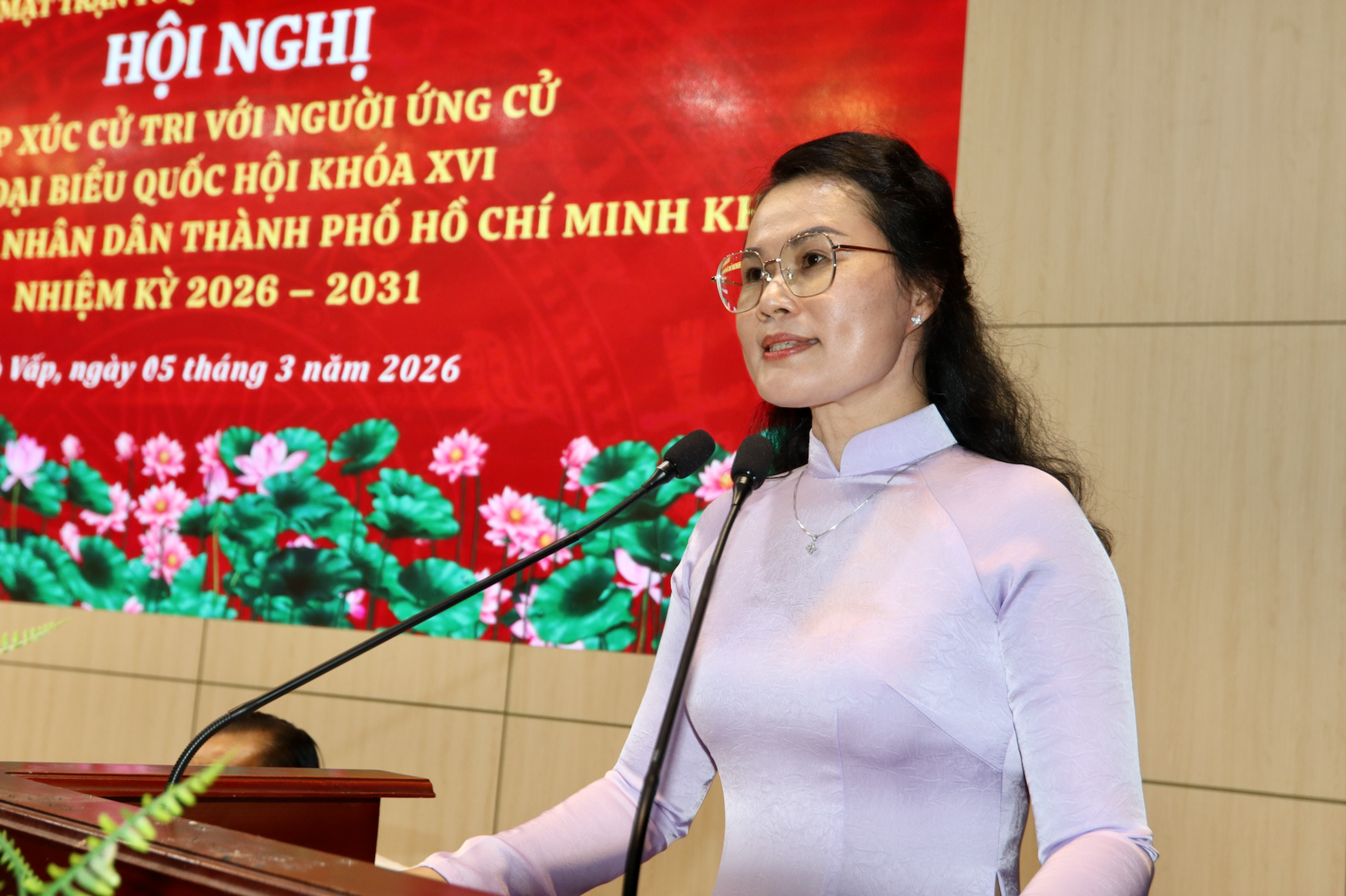 Ứng cử viên ĐBQH Lê Thụy Mỵ Châu: Cần có cơ chế đặc thù cho ngành giáo dục TPHCM - Ảnh 1.