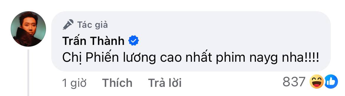 Trấn Thành để lộ người nhận cát xê cao nhất Thỏ ơi!!: Chỉ diễn 1 phút, là cái tên không ai ngờ đến- Ảnh 1.