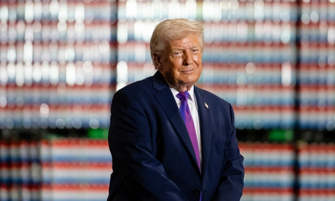 Tổng thống Mỹ Donald Trump tại một sự kiện ở Kentucky hôm 11/3. Ảnh: AP