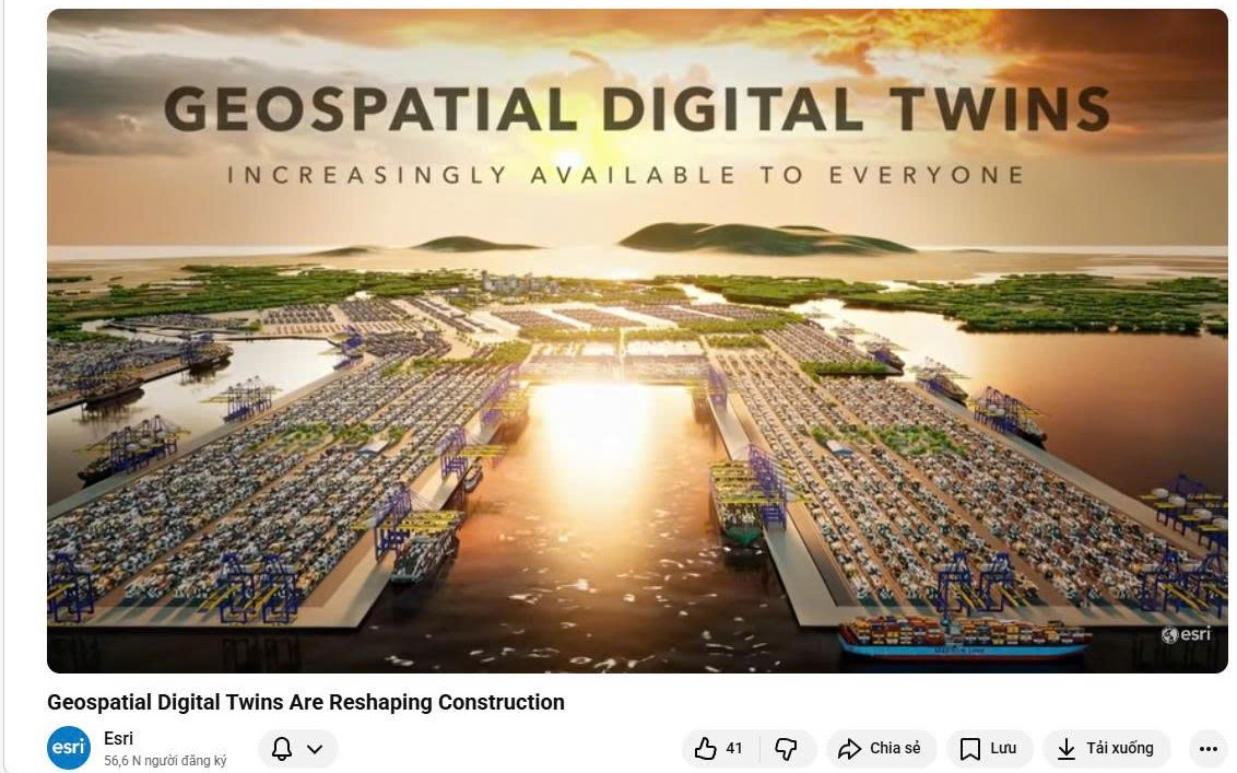 Gã khổng lồ Esri công nhận Portcoast trong chuyển đổi số ngành xây dựng tại Việt Nam - Ảnh 1.