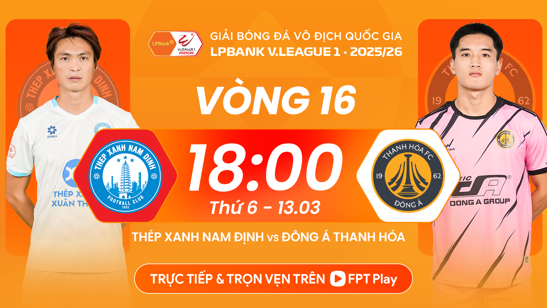 Vòng 16 V-League 2025-2026: Cơ hội cho Xuân Son chỉnh 